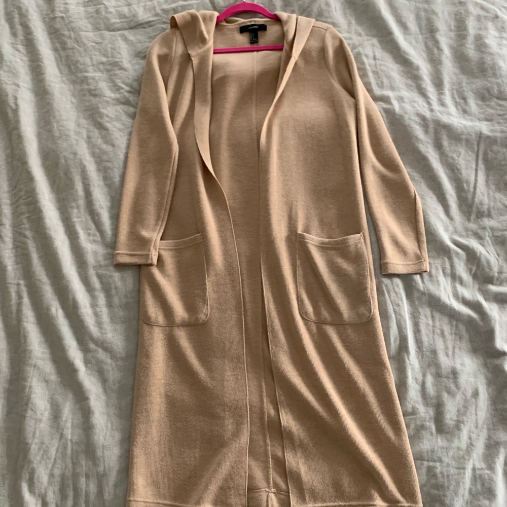 Hooded cardigan